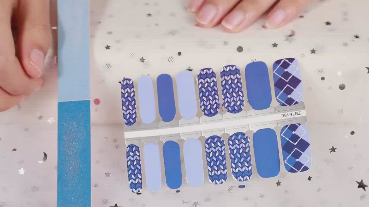 Dark Machine Nail Polish Wraps Strips For Ladies and Girls