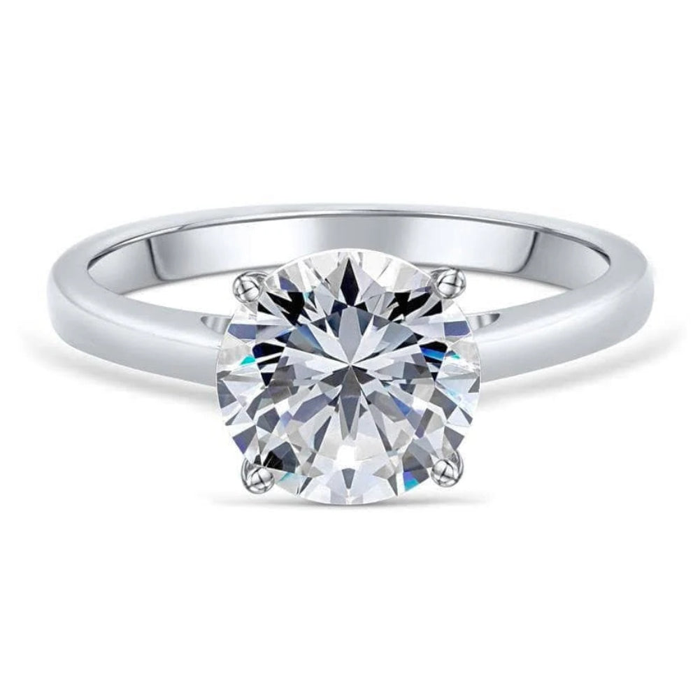 2 carat engagement solitaire ring