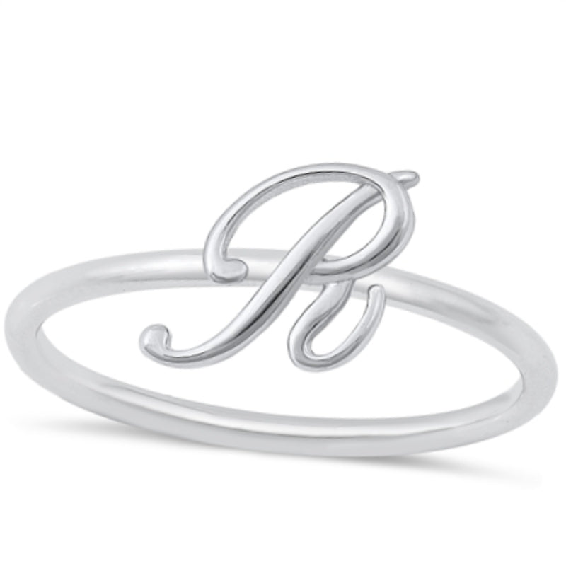 Men's Round Diamond Initial R Circle Ring - 1/2 Cttw – Splendid Jewellery