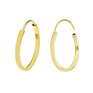 14k gold baby hoop earrings