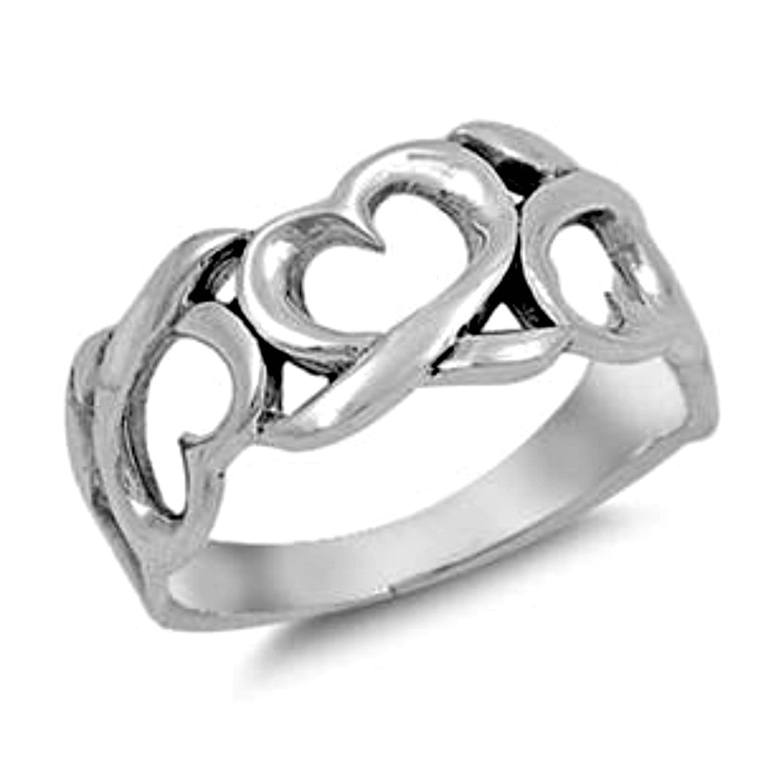 Open Heart Eternity Ring