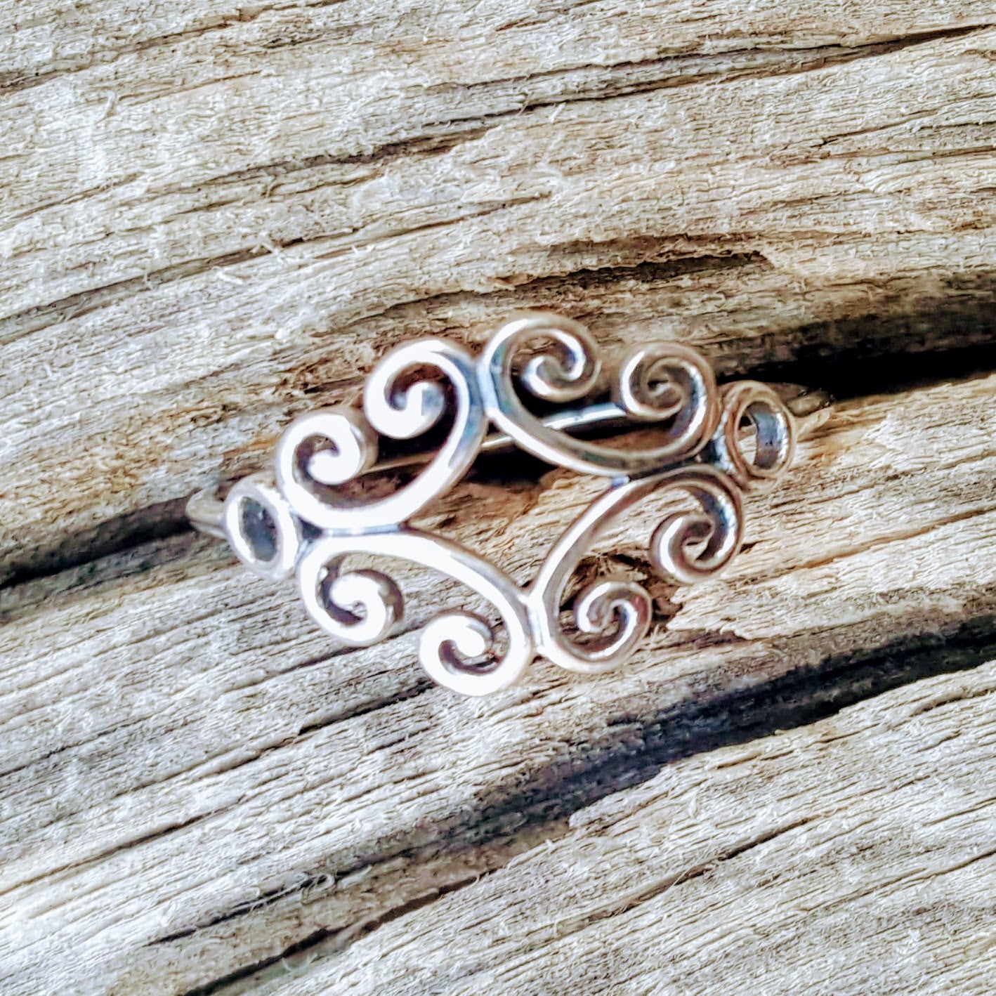 .925 Sterling Silver Celtic Triad Triquetra Infinity Ring Size 4-12 Ladies Girls Midi Knuckle Thumb
