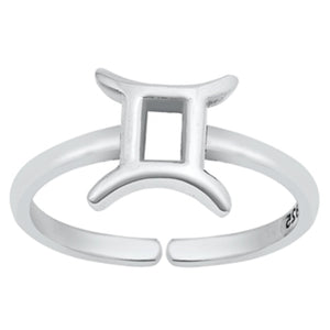Gemini Zodiac ring