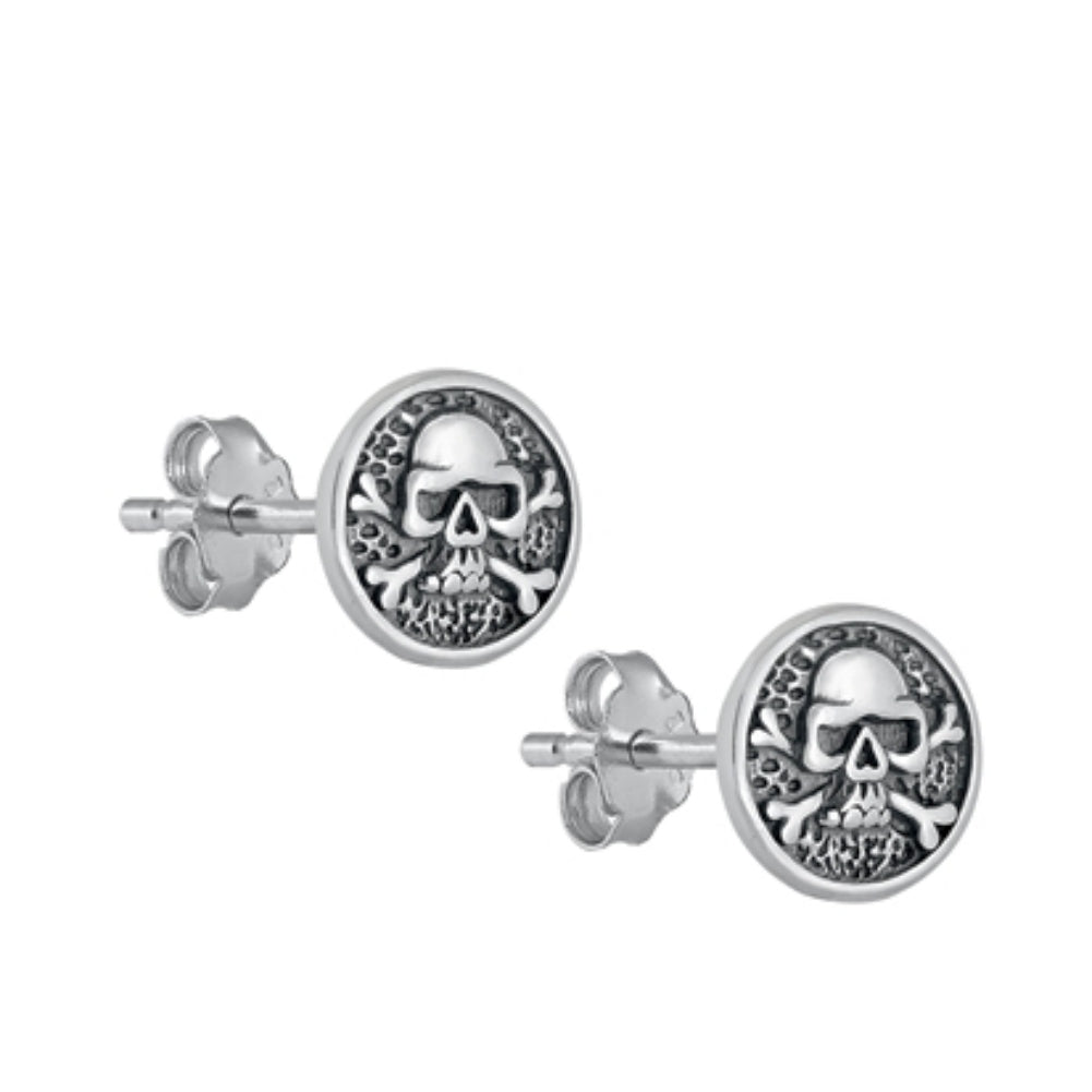 Skull and crossbones earrings