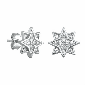 Womens starburst earrings