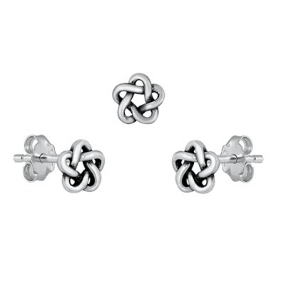 Celtic star earrings