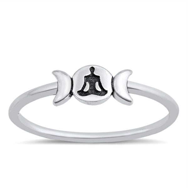 Stylish Swirl Ring – Super Silver