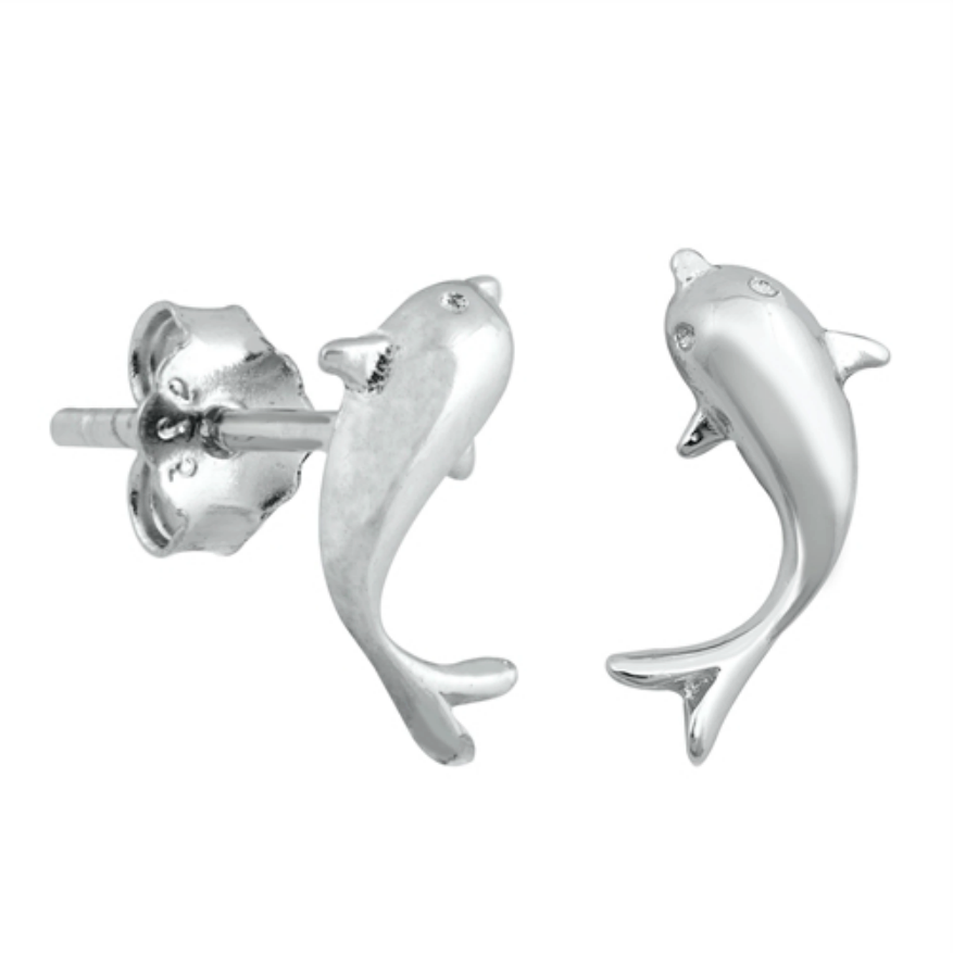 Womens and girls dolphin earrings