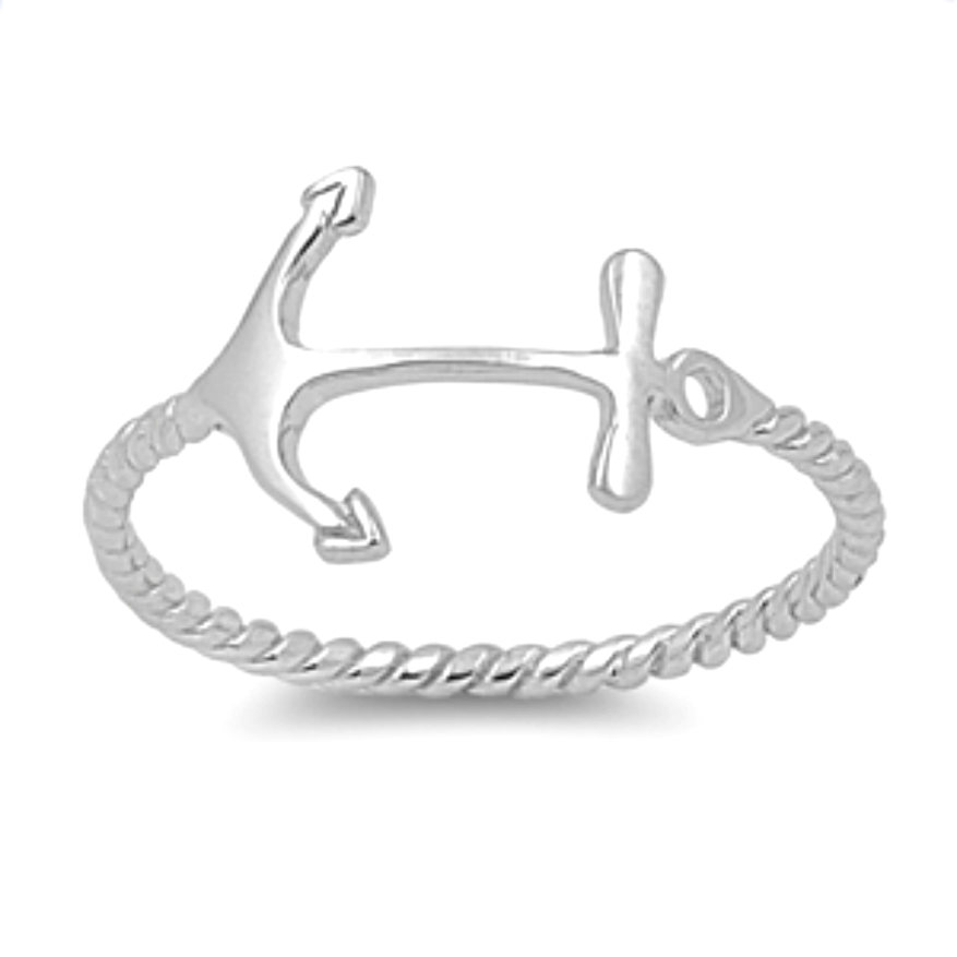 Womens and girls boat anchor ring