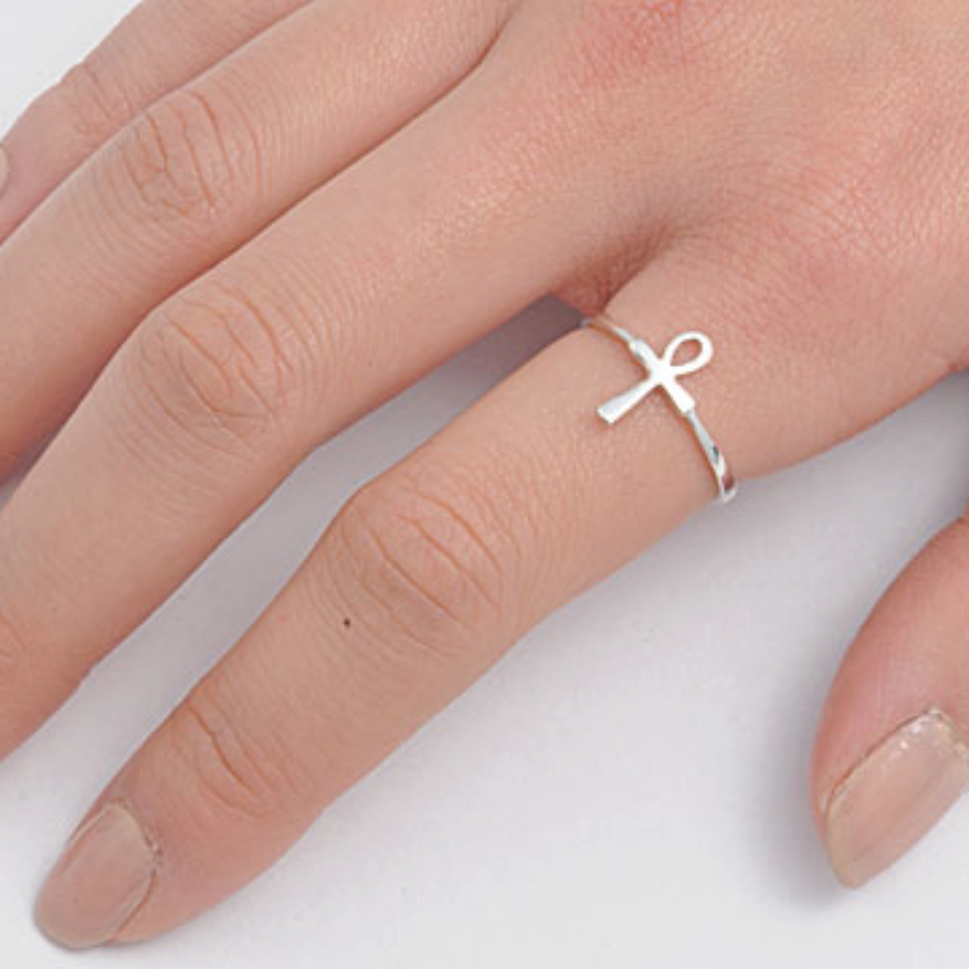 Small Ankh Ring