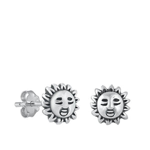 Smiling sun earrings