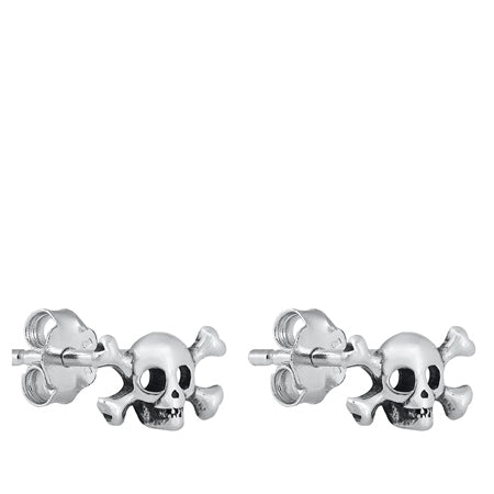 Skull and cross-bones earrings