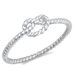 Womens and girls rope knot ring