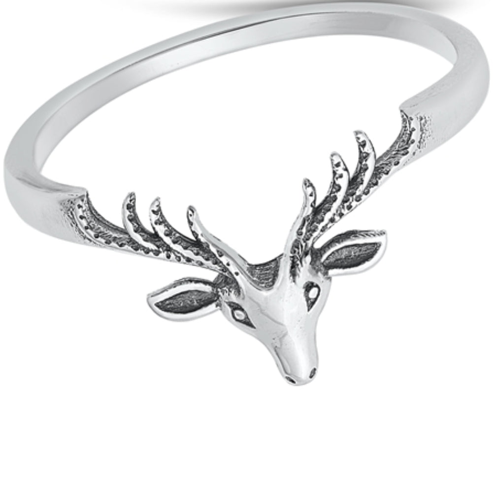 Deer head ring