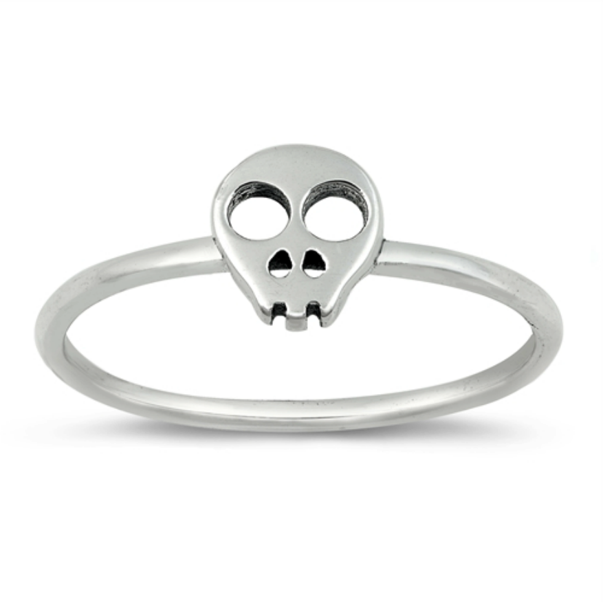 Unisex skull ring