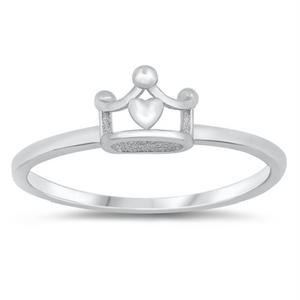 Womens and girls crown ring