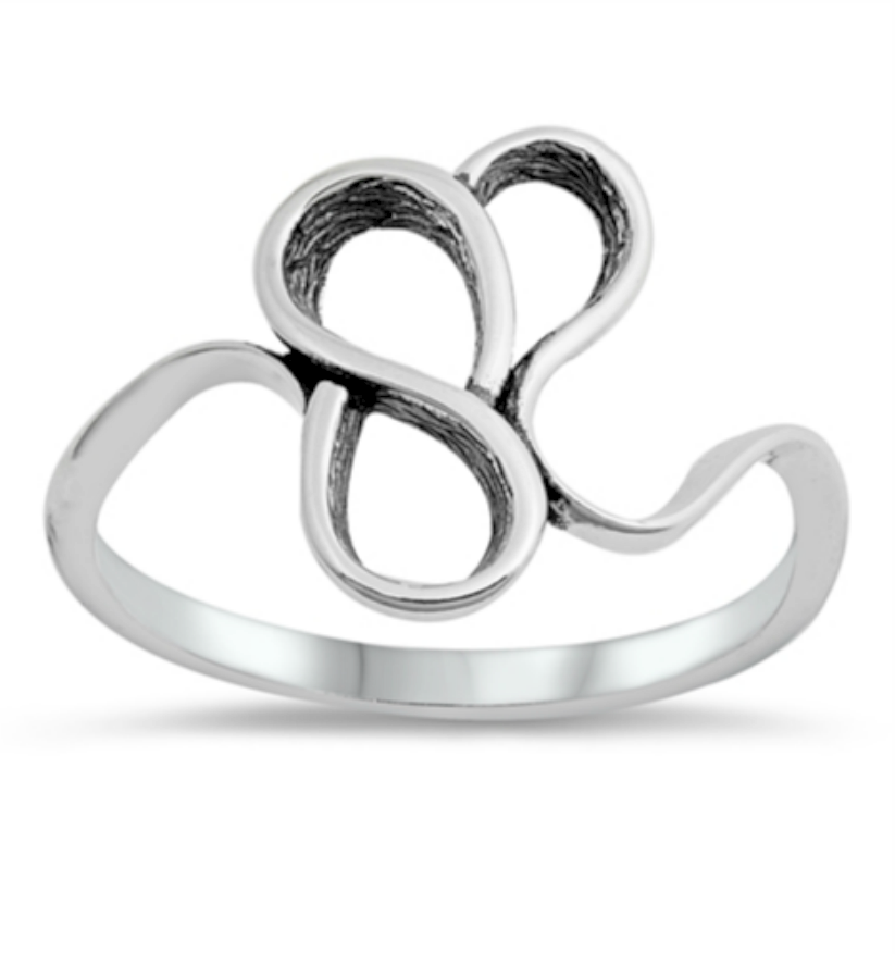 Unique fun infinity womens ring