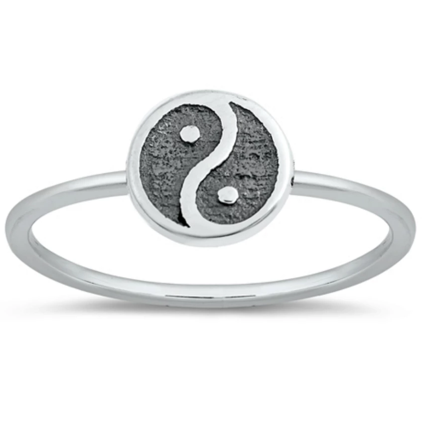 Ying Yang Two As One Ring