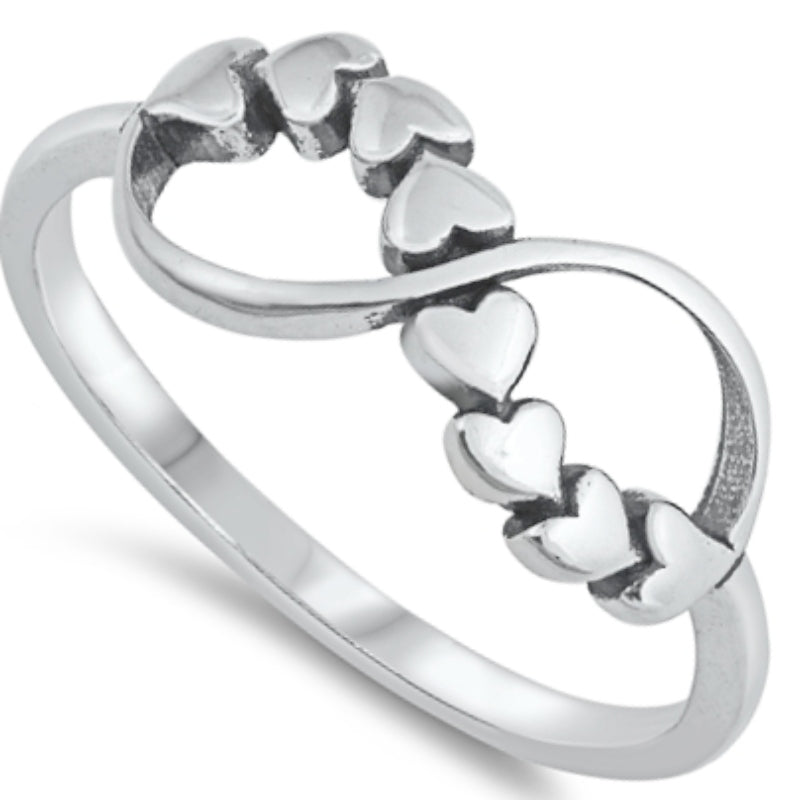 Diamond Triple Infinity Love Knot Ring | HX Jewelry