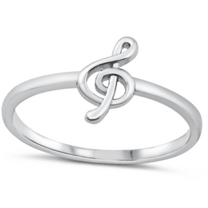 Musical note ring