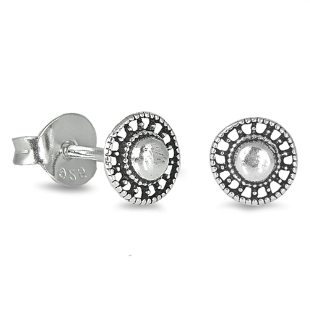 Bali circle earrings