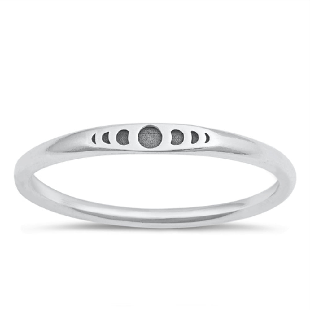 Phases of the moon ring