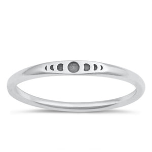 Phases of the moon ring
