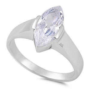 Womens marquise cut engagement ring