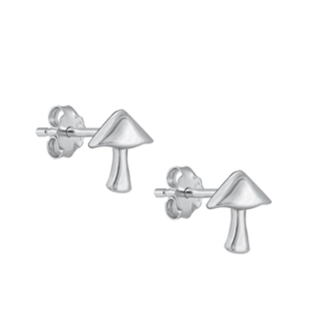 Mushroom stud earrings