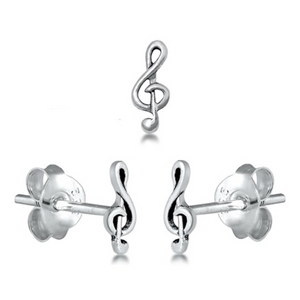 Musical notes earrings