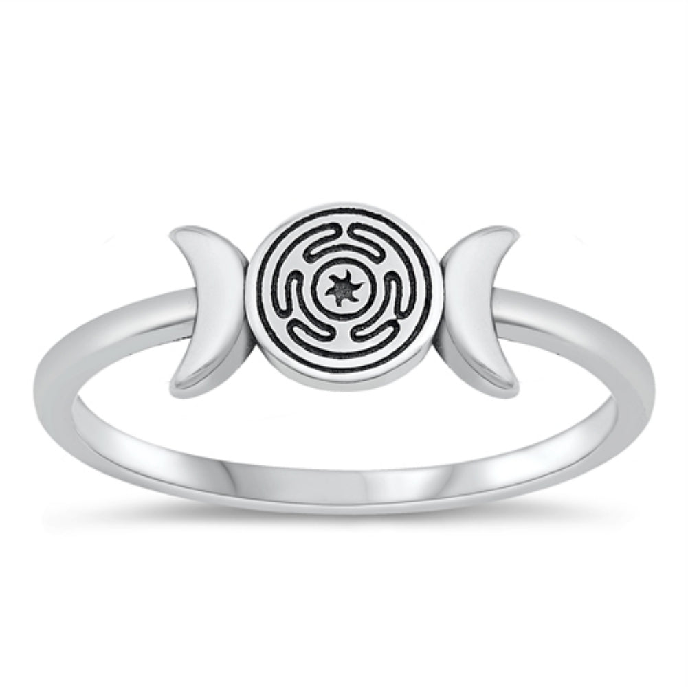 Hecate's wheel moons ring