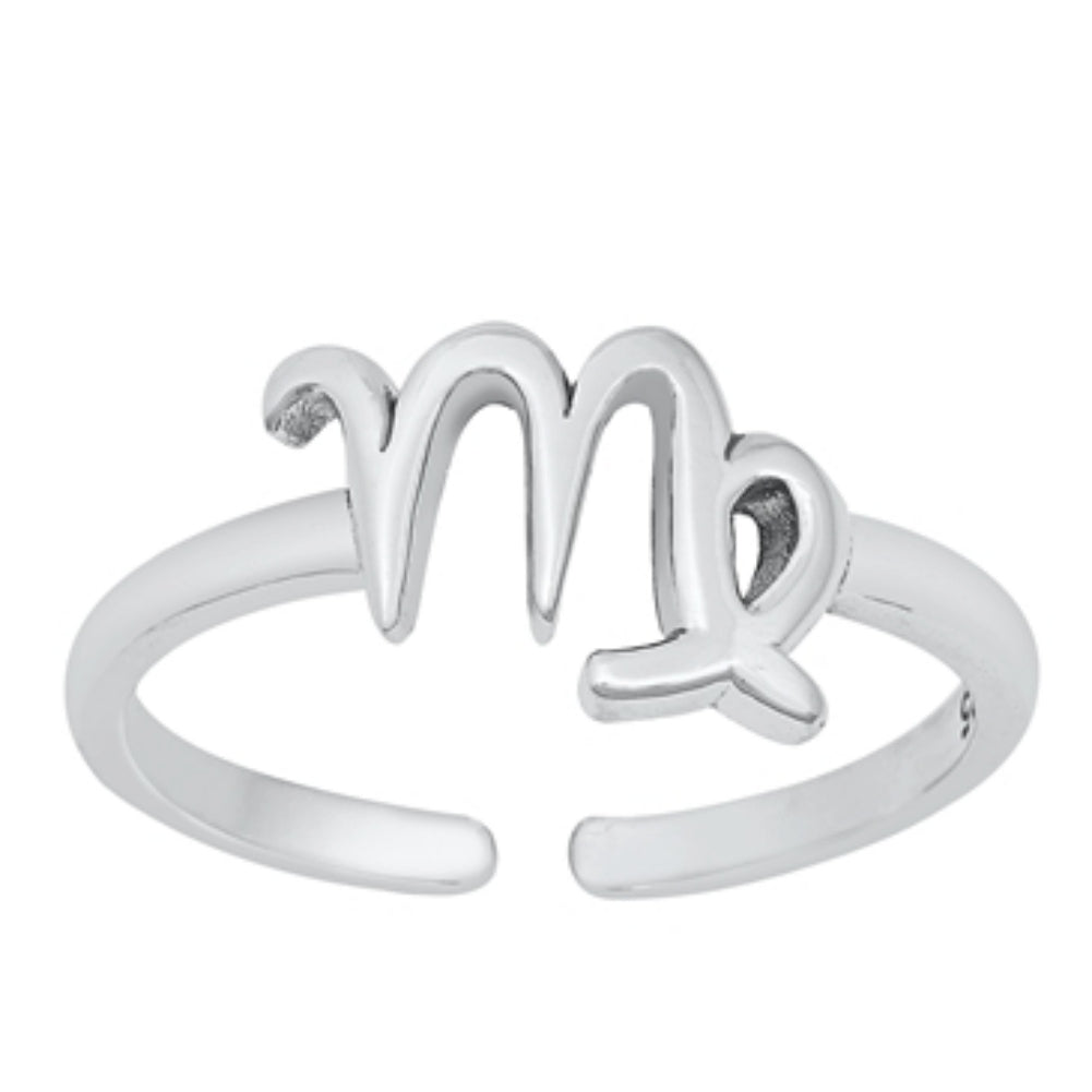 Adjustable Size Finger and Toe Rings – Sterling Silver Fashion