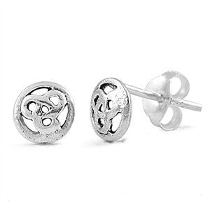 Celtic circle knot earrings