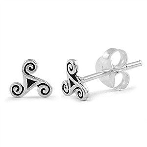 Triskele Celtic earrings