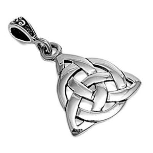 Sterling Silver Celtic Knot Triad Triquetra pendant - Blades and Bling Sterling Silver Jewelry