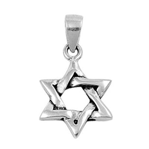 Sterling Silver Classic Star of David Symbol pendant - Blades and Bling Sterling Silver Jewelry