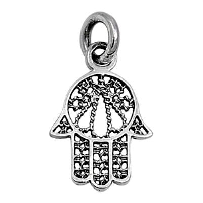 Sterling Silver Hand of God with Thorns pendant - Blades and Bling Sterling Silver Jewelry