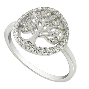 Womens and girls tree of life ring