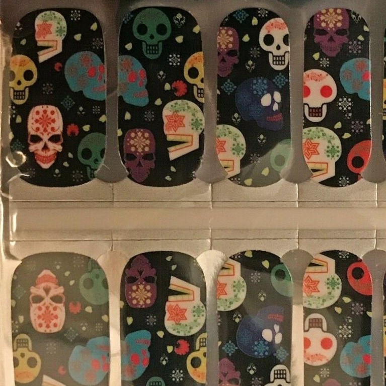Ladies Halloween nail wrap strips stickers nail polish