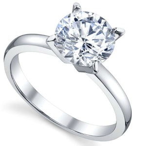 Sterling Silver CZ 2 carat Engagement Ring size 4-10 by  Blades and Bling Sterling Silver Jewelry
